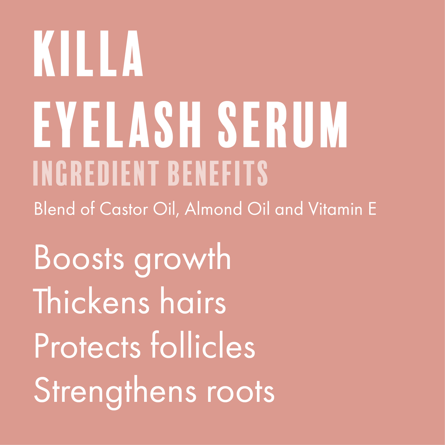 Killa Eyelash Serum (20ml)